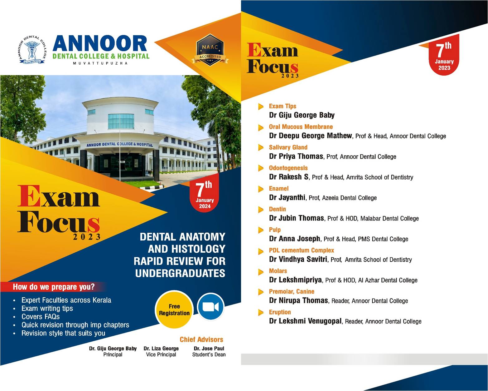 Exam Focus 2023