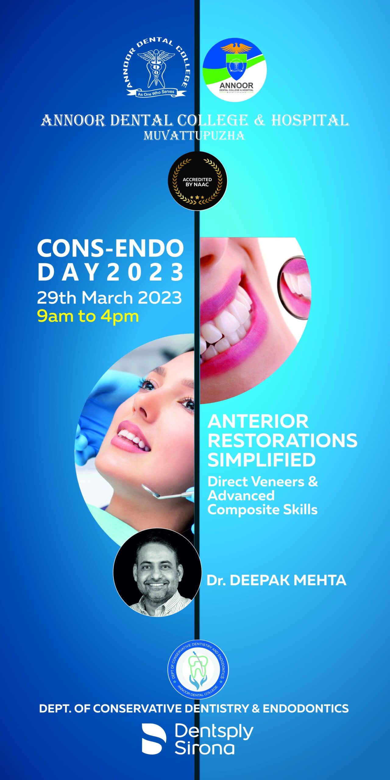 Cons- Endo Day – “Anterior Restorations Simplified”
