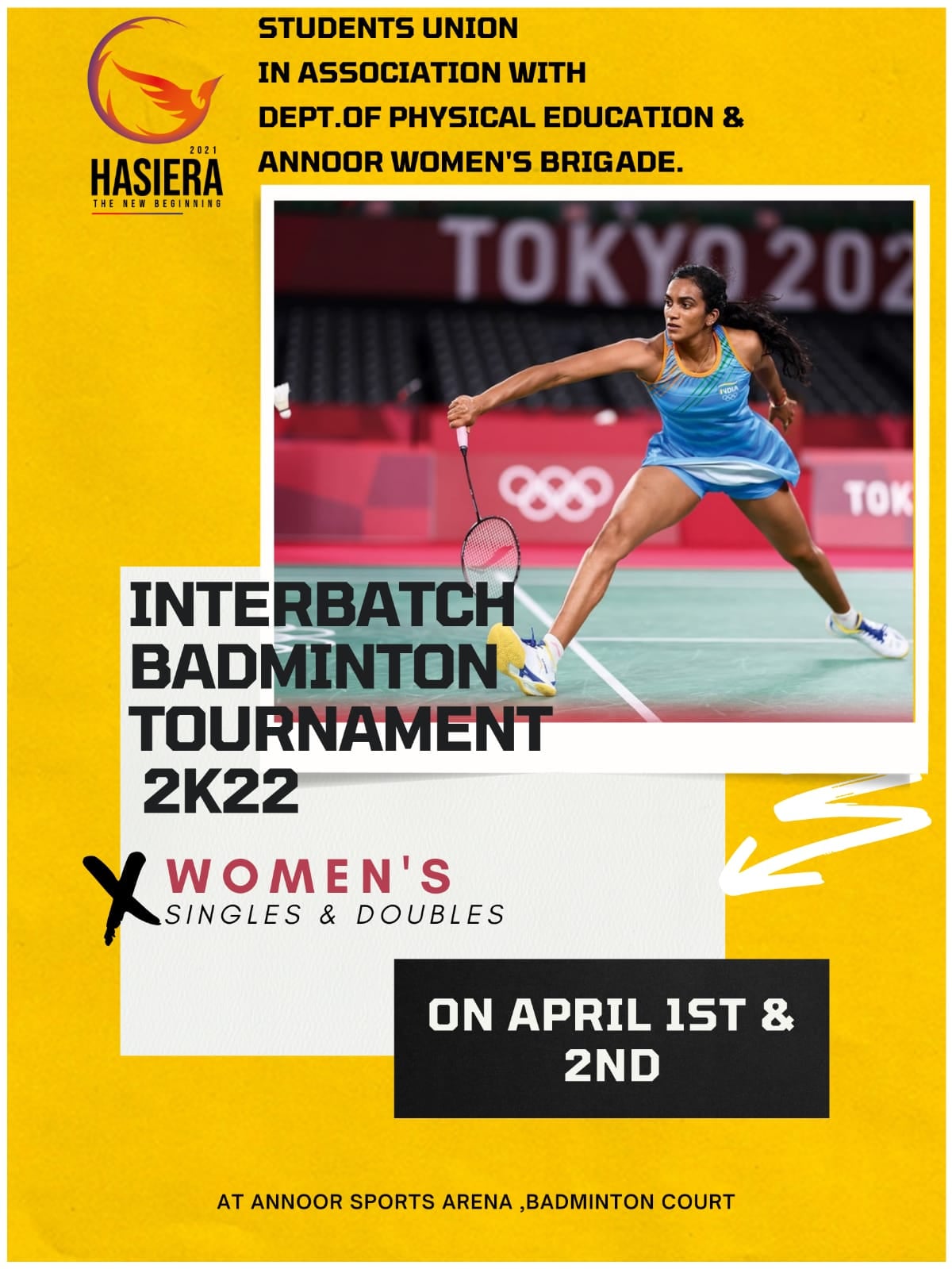 Interbatch Badminton Tournament