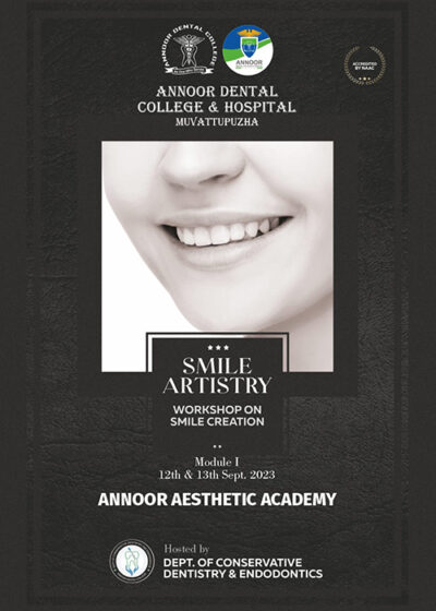 ‘SMILE ARTISTRY’ a workshop on Smile Creation. Module I 12th&13th Sept. 2023