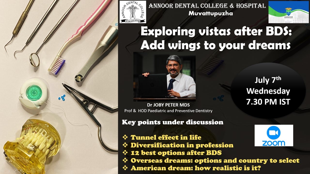 Exploring Vistas After BDS: Add Wings To Your Dreams