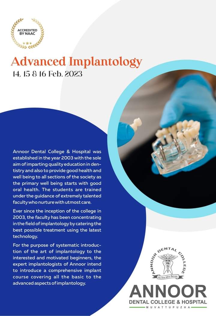 Advanced Implantology Course – Feb’23