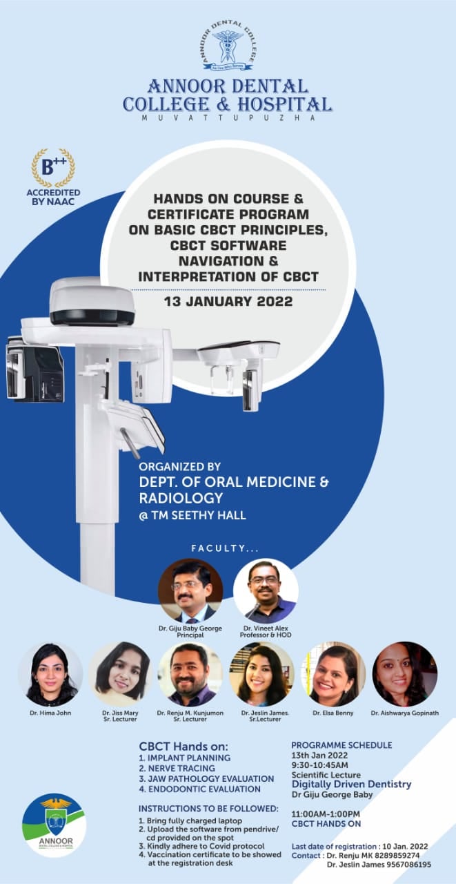 CBCT CDE and Hands-on Training Program