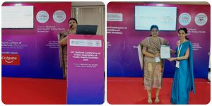 “Physiological and Psychological Impact of Various Personal Protection Equipment (PPE) Used by Dental Healthcare Professionals” at the 29th IAPHD National Conference held in Mangalore
