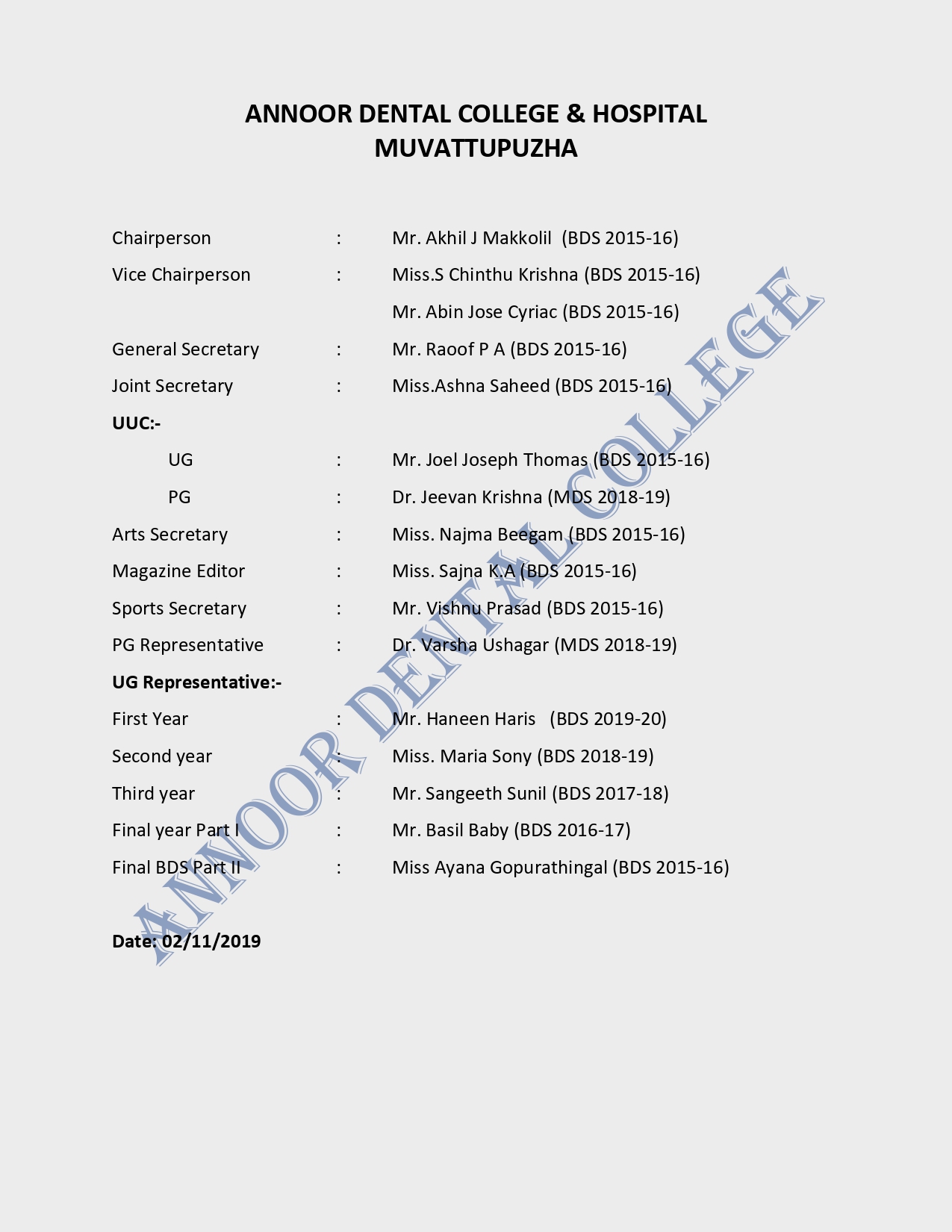 Union Cell Image for 2019 - 2020
